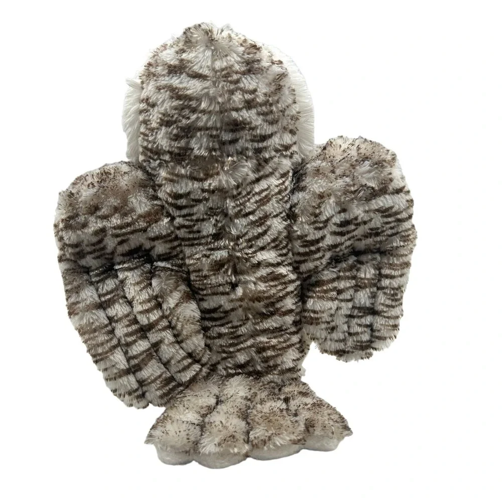Wild Republic Snowy Owl Plush Stuffed Animal Realistic White Bird Toy